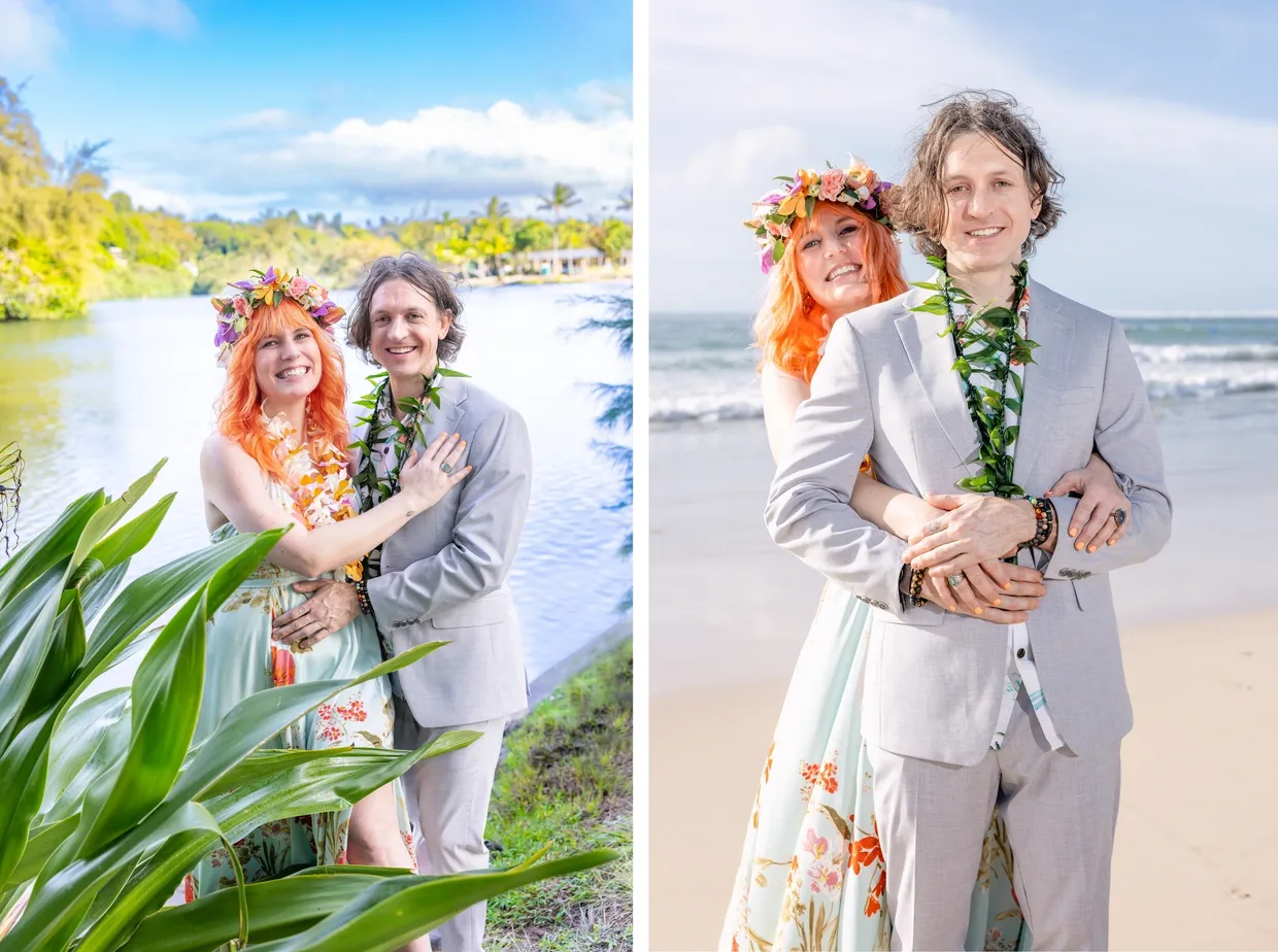 Kauai beach couple session — Sunsets at The Beach photographer