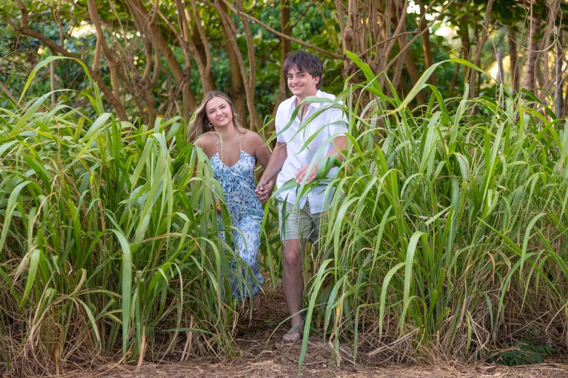 Engagement photography on the North Shore of Kauai