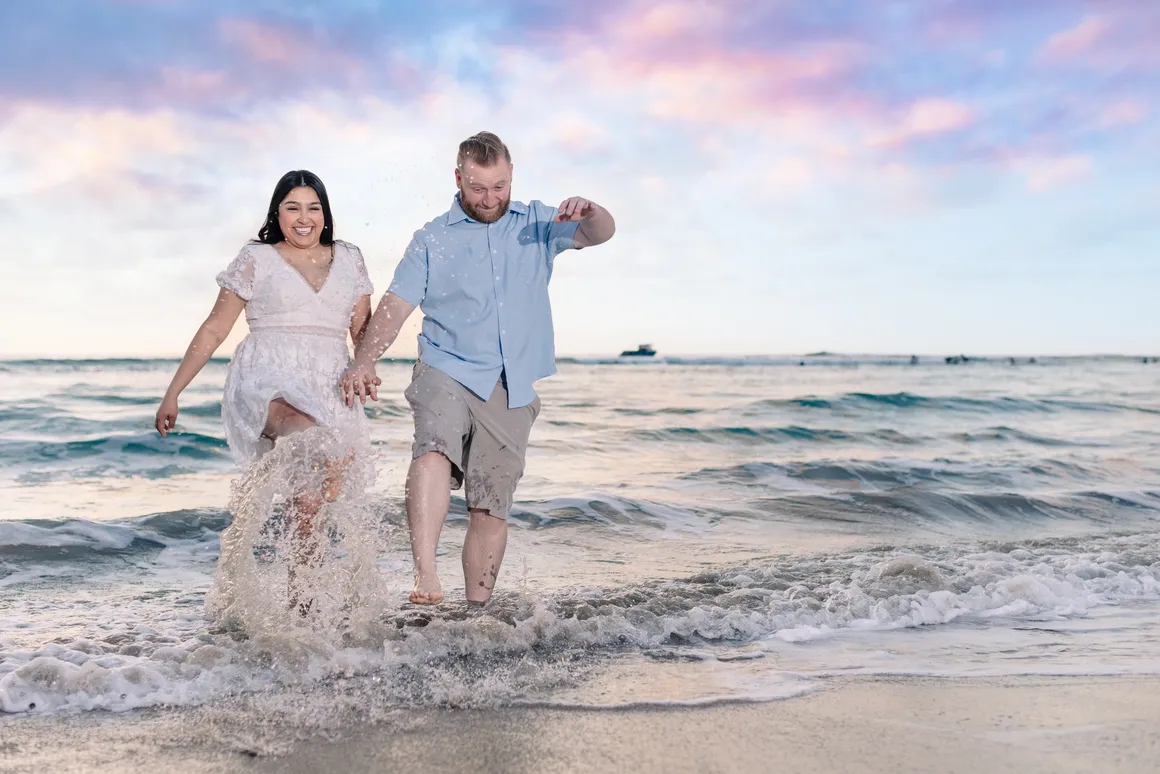 Comfortable photography session — Sunsets at The Beach